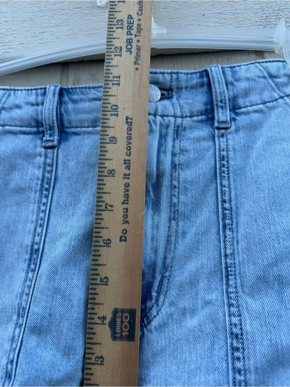 J.Crew Denim cargo jogger jeans womens 31 blue pockets elastic waist